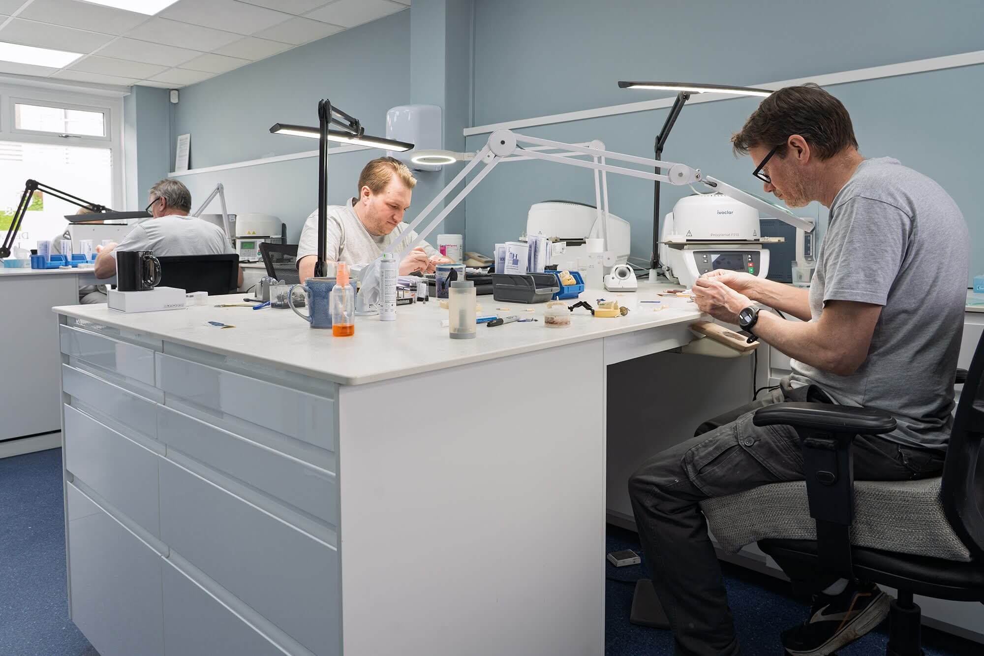 The C & H team in the purpose-built Newport laboratory